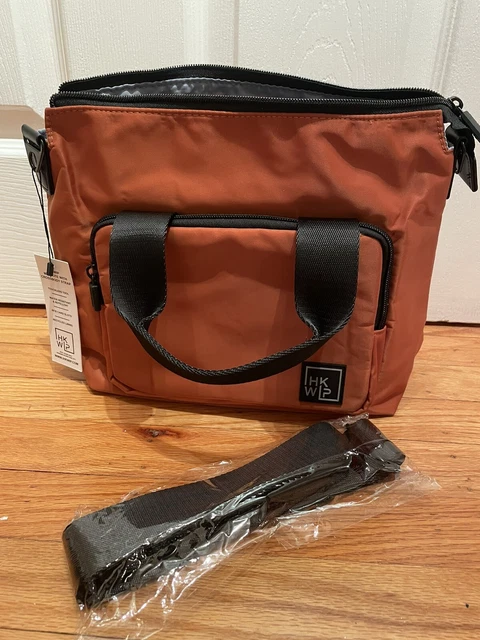 **NEW** IHKWIP Nylon Mini Tote w/ Crossbody Strap; Warm Caramel
