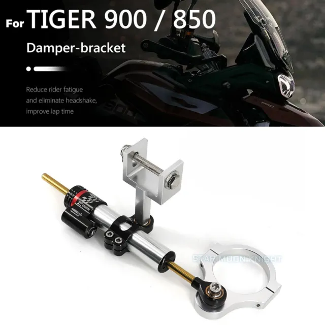 For TIGER 900 GT RALLY 850 CNC Steering Damper Stabilizer Bracket Mounting Kits