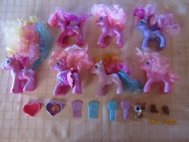 My little pony bulk lot of 7 plus some other bits