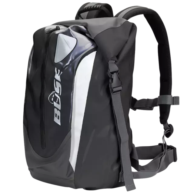 9082221 Büse Sac à Dos de Moto Sac Noir Blanc 30 Litre Étanche