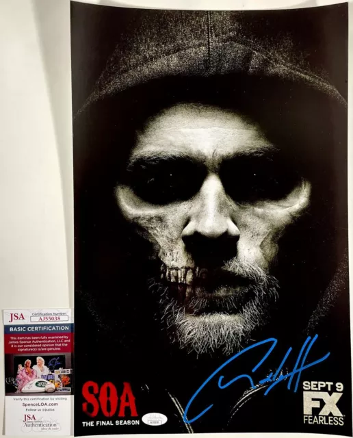 Charlie Hunnam Signed Sons Of Anarchy 11x17 Poster B Autograph SOA JSA COA