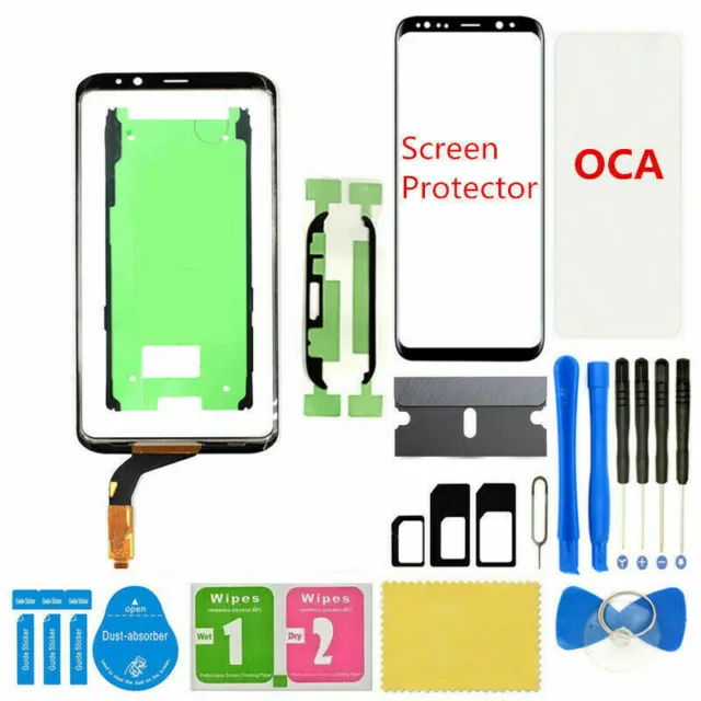 For Samsung Galaxy S8+ S8 Plus G955 Touch Screen Digitizer Glasss Replacement
