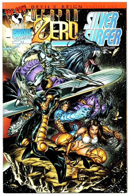 Devils Reign Complete Run #1-8 VF/NM + Wizard 1/2 w/COA 1993 Marvel Top Cow 2