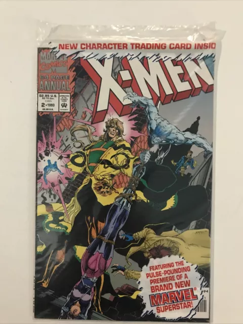 X-Men Annual v2 #2 Marvel Comics 1993, Polybag sealed + trading card EMPYREAN