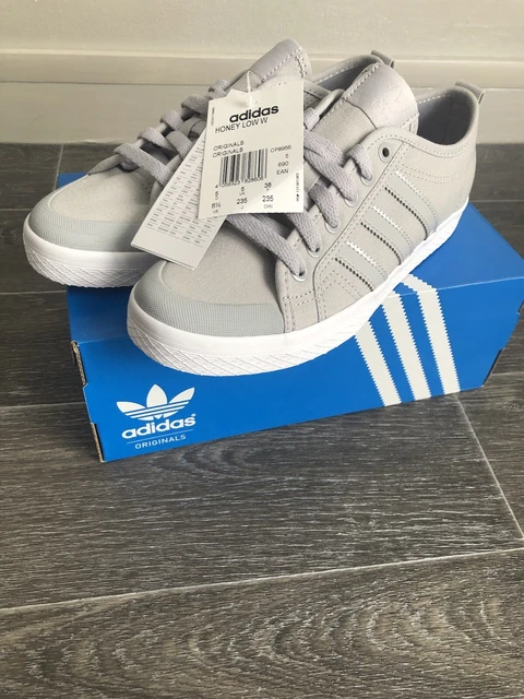 BASKET FEMME ADIDAS Nizza Platform W Blanc Tissu Chaussure