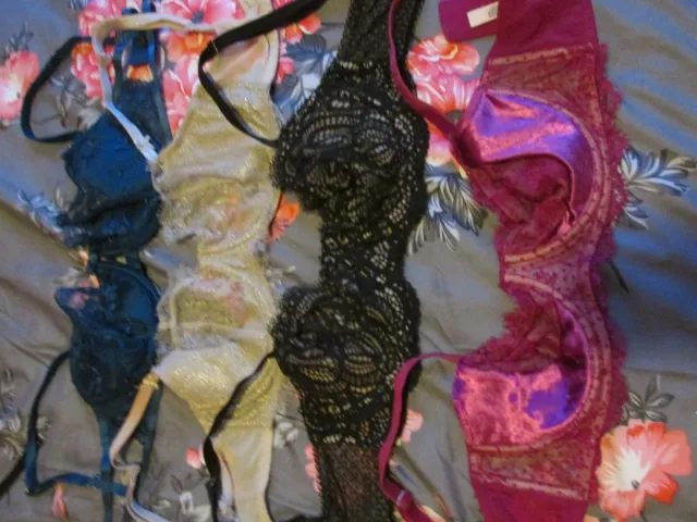 JOB LOT 4 Unpadded Underwired Bras Size 32Dd Ann Summers Victorias Secret  X3 £12.99 - PicClick UK