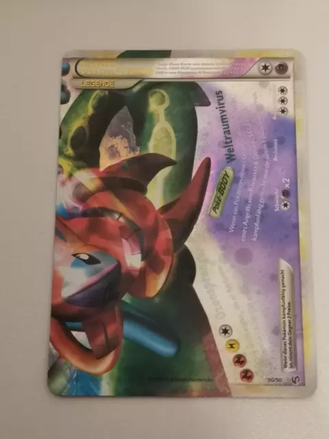 Pokémon Karte Rayquaza & Deoxys Legende  holo 90/90 NM DE