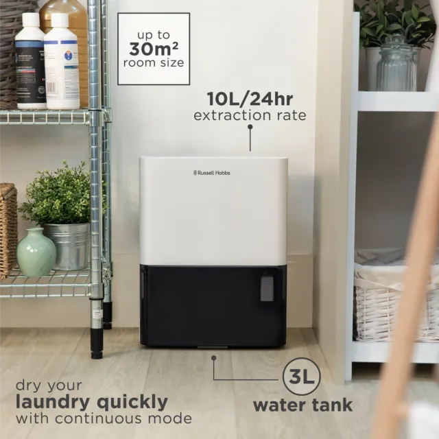 Pro Breeze® 30L/Day Smart Dehumidifier with Large 3L Water Tank for Damp &  Condensation - WiFi Smart App Control, Digital Humidity Display, Continuous  Drainage, 24 Hour Timer & Auto Defrost Function 