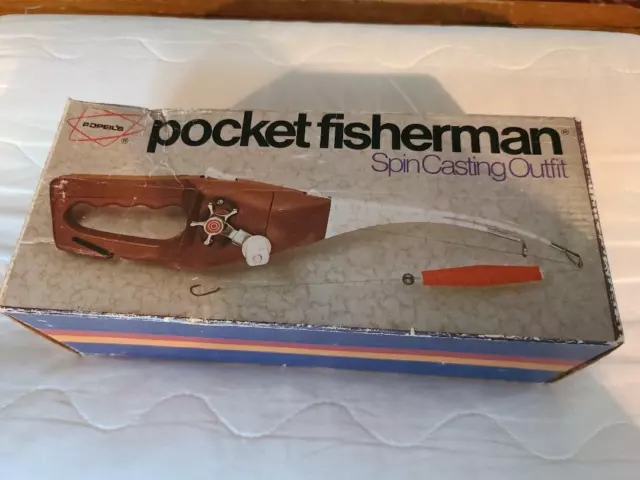 VINTAGE POPEIL POCKET Fisherman Spin Casting Outfit In Original Box $50.00  - PicClick