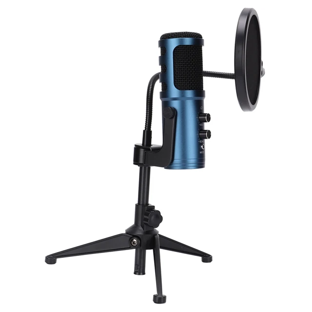 PC Game USB Condenser Microphone Cardioid Recording Desktop USB Microphone W EOM