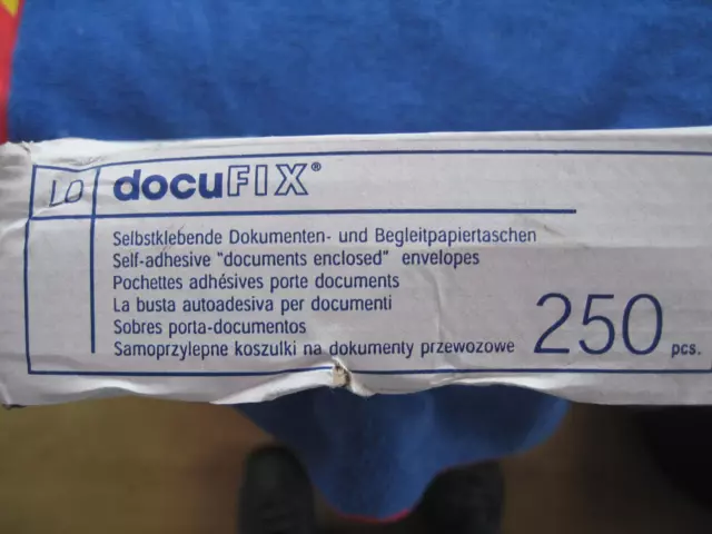 Enveloppes auto-adhésives liste de colisage taille DL x 250 par DocuFix 2
