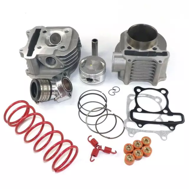 58.5mm Performance 155cc Big Bore Cylinder Kit & Head GY6 125cc 150cc Scooter