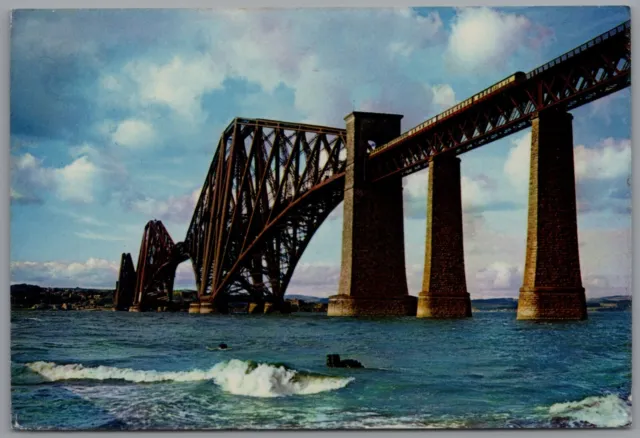 The Forth Bridge Firth of Forth Scotland Postcard