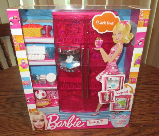 BARBIE SET TREATS to TV Fridge Brand New 29.21 PicClick UK