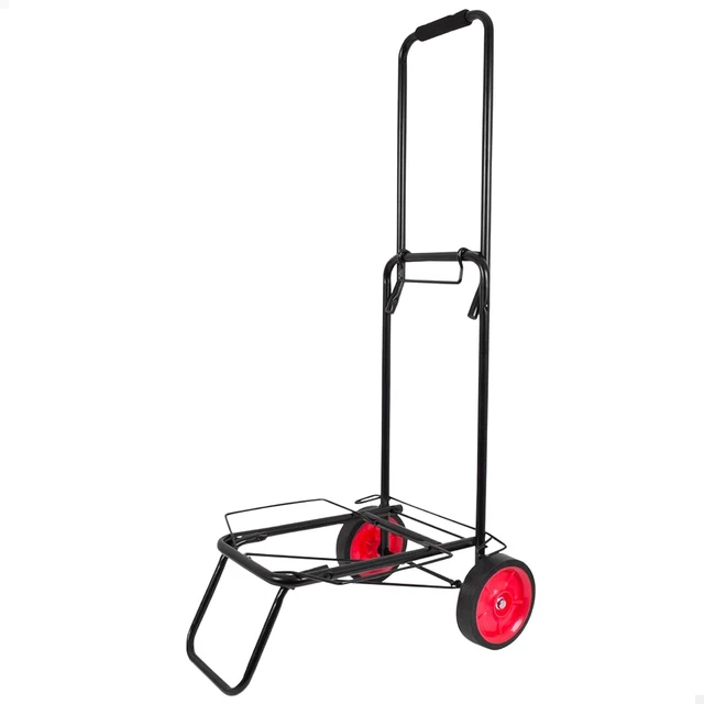Carrello Pieghevole In Alluminio KADAX, Portata 70 Kg, Manico Telescopico - Leggero E Multifunzione Per Traslochi E Trasporti