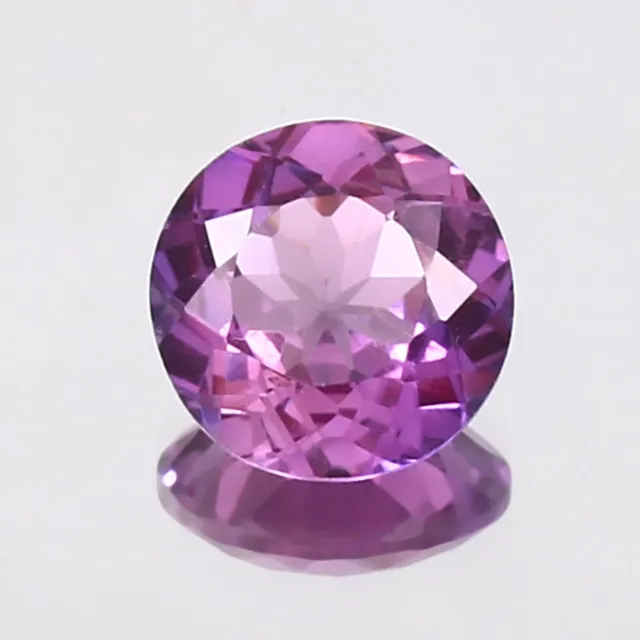 AAA Natural Flawless Ceylon Purple Pink Sapphire Loose Round Gemstone Cut 9x9 MM