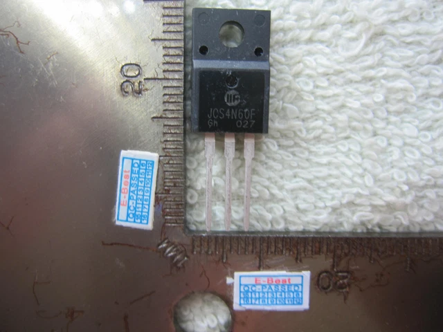 10 PIÈCES TRANSISTOR JCS 4N60F JCS4N60 JC54N60F JCS4NG0F JCS4N6OF ...