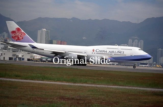 FLUGZEUGRUTSCHE CHINA Airlines B.747400 B164 Hongkong 1995 (B148