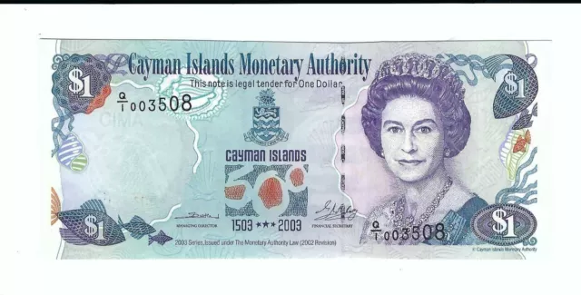 MA 3 -   billet : Cayman Island 1 Dollar 2003   Neuf !!!