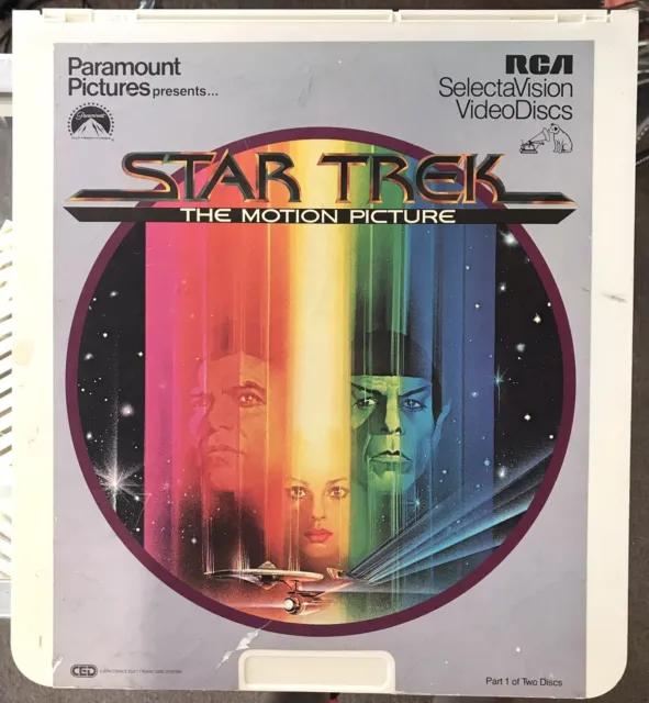 Star Trek The Motion Picture RCA SelectaVision VideoDisc CED 2-Disc Set Vintage