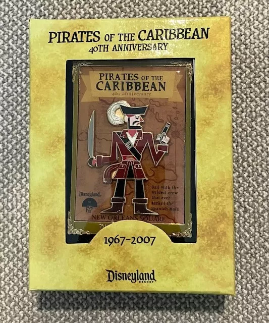 Pirates of the Caribbean 40th Anniversary, Amanda Visell hand signed jumbo pin