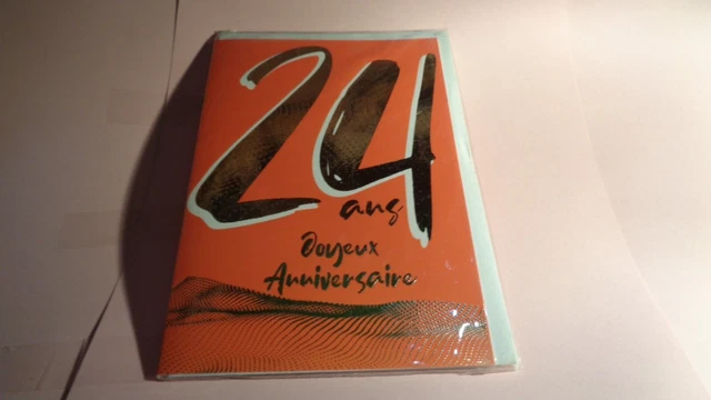 Carte Anniversaire "Joyeux 65 Ans" Avec Enveloppe - Réf. N°688 - Sous Blister - Neuf