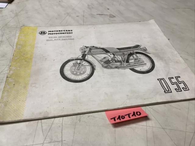 Motobecane Motoconfort Mobylette Type 92 92 N Catalogue pièces de
