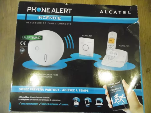 Phone Alert Incendie  Alcatel   Neuf      Detection Fumees A Distance