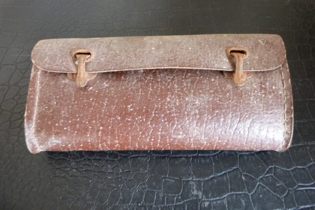 Paire De Sacoches Vélo Anciennes – Marron – Rétro Pour Solex, Motobécane – Déco Vintage
