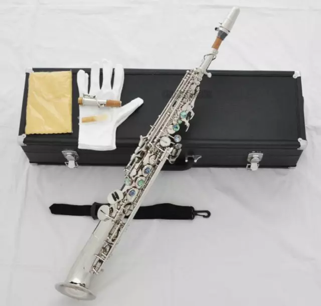 Professional pipe Soprano saxophone High F# G Saxello Sax Curved Bell  WSS-651