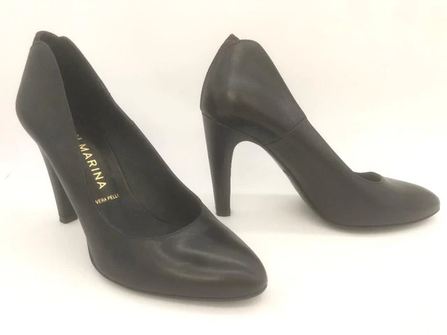 Escarpins Talons Hauts San Marina Nubuck Noir – Pointure 36, Occasion TB
