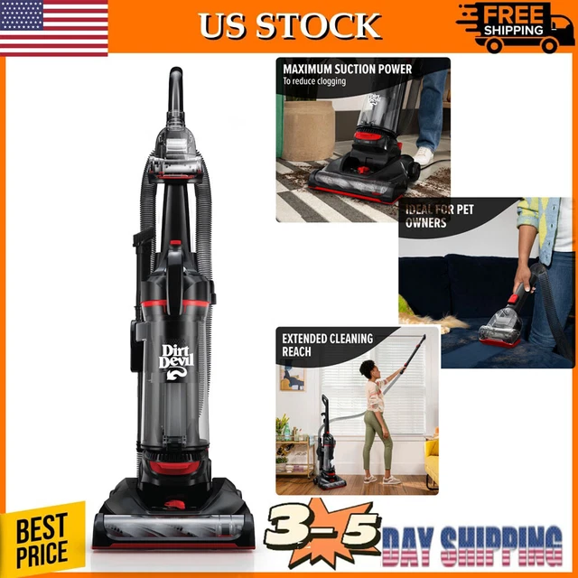 Dirt Devil UD76410V Home Multi-Surface Total Pet Bagless Upright Vacuum Cleaner