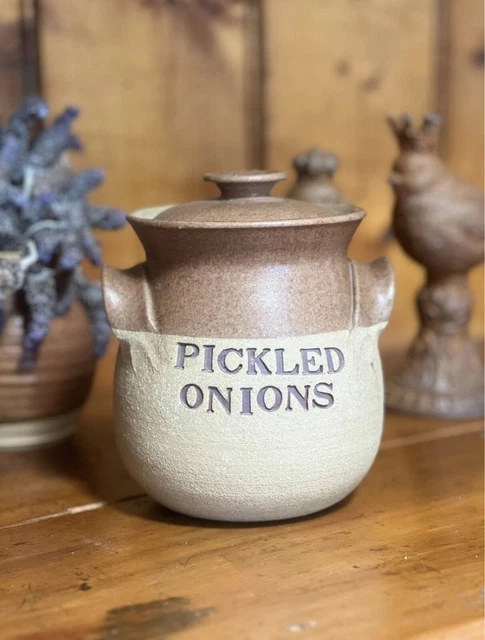 Studio Signed Wendy Pickled Onion Pot With Lid