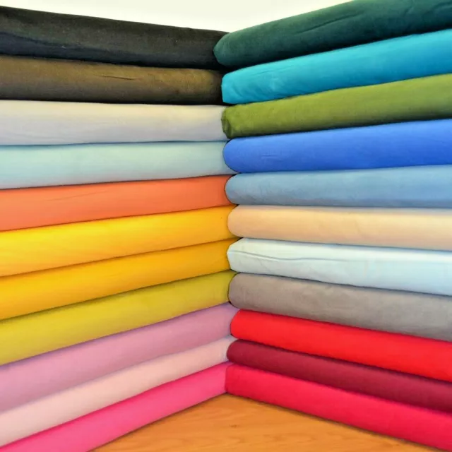 23 Colours Plain Corduroy Babycord 21 wale 100% Cotton Fabric Needlecord