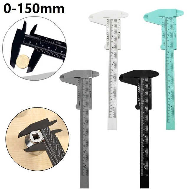 Practical Casa Scuola Negozio Vernier Calibro Misurazione Riga Fai Plastica