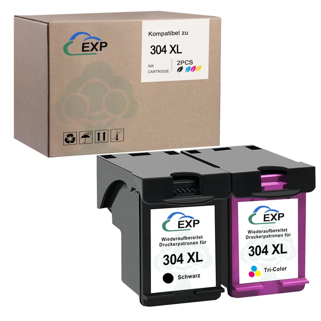 PATRONEN für HP 304 XL DESKJET 2620 2634 3700 3720 3733 3735 3760 3762 Envy 5000