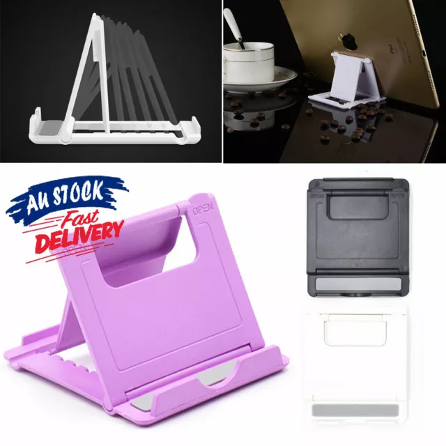 Adjustable Folding Mobile Phone Holder Stand Desk Tablet Universal Portable