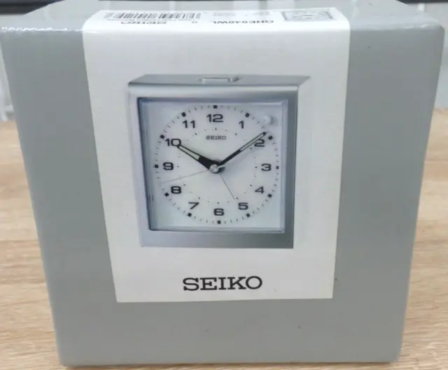 Seiko Alarm Clock Qhe040Wlh     (G124691-6M (N) By-111)