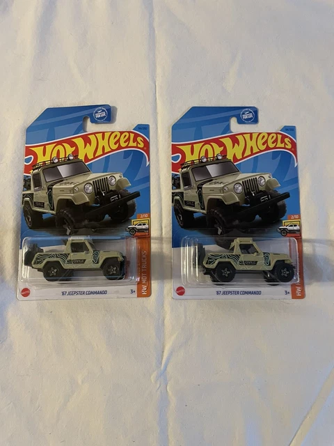 2023 HOT WHEELS #94 HW Hot Trucks 2/10 '67 JEEPSTER COMMANDO Lot Of #2