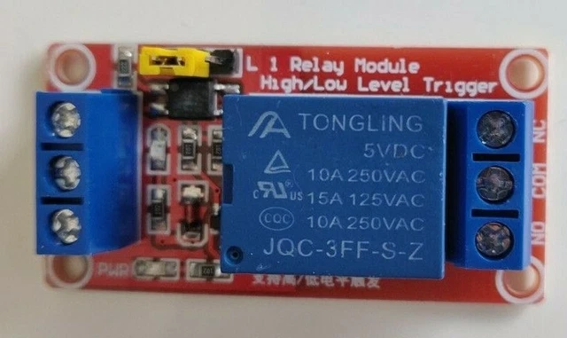 HIGH / LOW Level Trigger 3.3V 5V DC Opto Isolated ( 250V 10A Relay ...