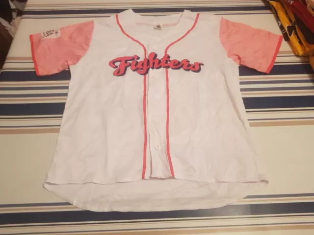 Maillot FEMME de baseball japonais officiel des HOKKAIDO NIPPON HAM FIGHTERS