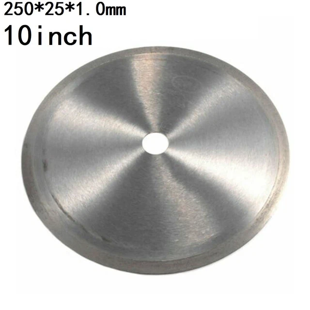 25.4cm Sintered-Diamond Lapidaire Scies Lame Circulaire Lames Pierre Tools