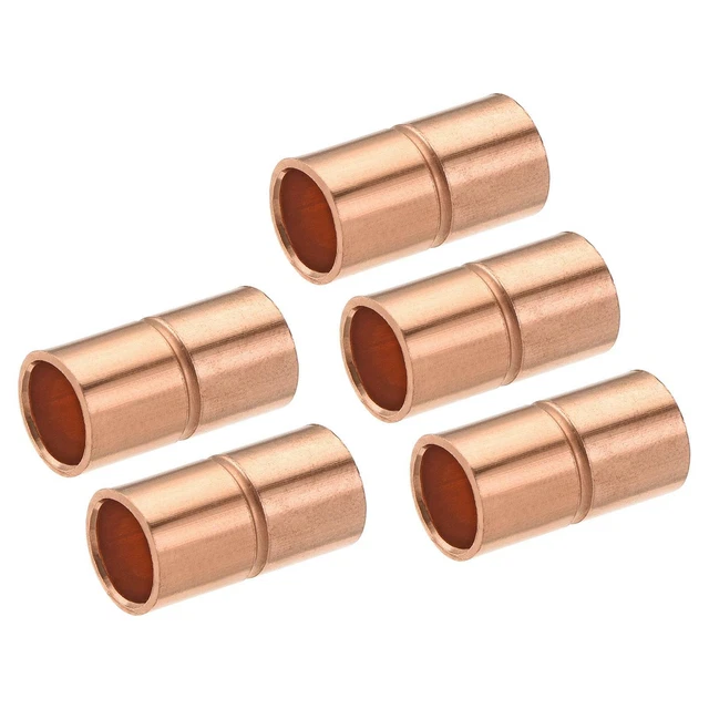 COPPER PIPE COUPLING 6.35mm Straight Connecting Adapter Joint for