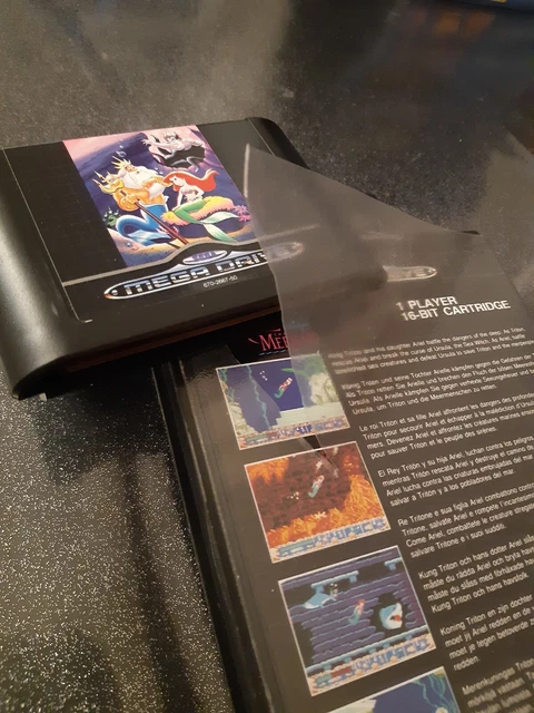 Trader Games - ARIEL THE LITTLE MERMAID  LA PETITE SIRENE  SEGA Megadrive Md Pal Euro Sans Notice Without Manual