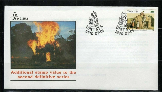 1990 Transkei  Rsa South Africa Fdc First Day Cover Used   Lot 7840