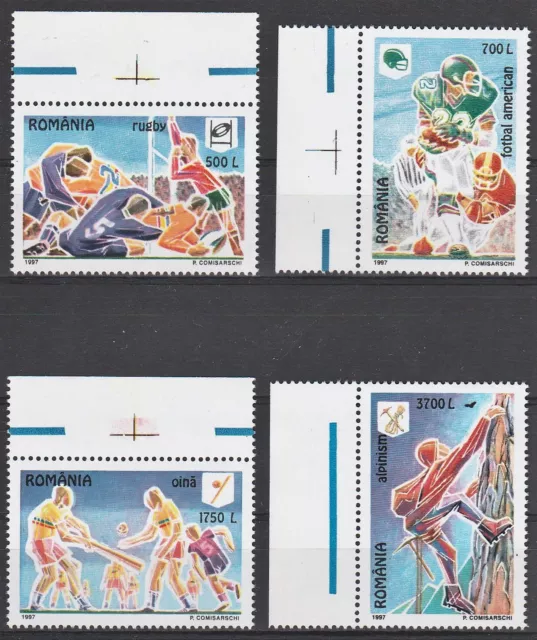 ROMANIA 1997 Sports, MNH, full set of stamps