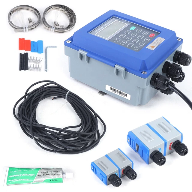 Ultrasonic Flow Meter Liquid Flowmeter TUF-2000B DN20~DN700mm Transducer Profess