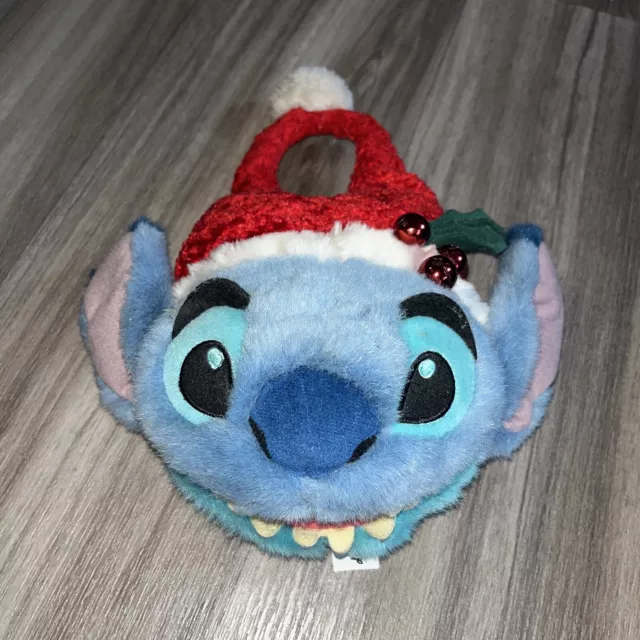 Disney Stitch Plush With Red Plaid Hat & Coat