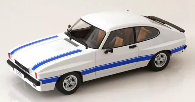 1:18 MCG Ford Capri MK II X-Pack white/blue