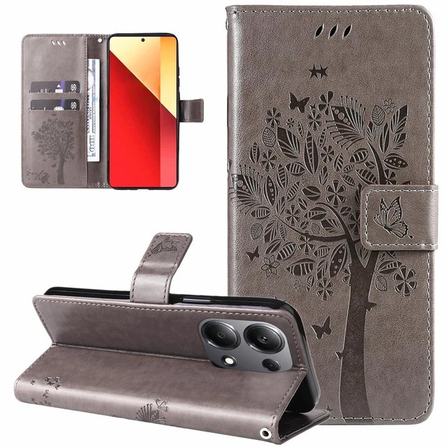 COVER CUSTODIA A LIBRO PER Xiaomi Redmi Note 13 4G +Pellicola in vetro